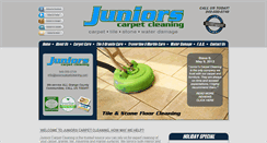 Desktop Screenshot of juniorscarpetcleaning.com